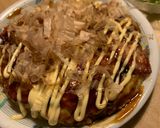 A picture of step 11 of Okonomiyaki.