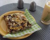 "Anya-lánya" pizza, tepsiben recept fázis 2 fotója