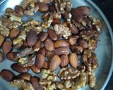 A picture of step 1 of Edible Gum (gond) laddus.