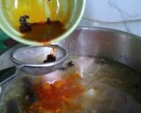A picture of step 5 of Filipino style pork and vegestable stew (Lauya).