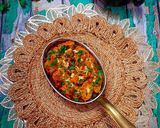 A picture of step 9 of Soya Chaap Masala.