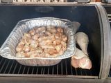 Applewood Smoked wings and turkey legs
