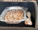 A picture of step 7 of Applewood Smoked wings and turkey legs.