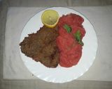 Foto del paso 12 de la receta: Milanesas con puré rojo