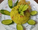 صورة لخطوة 5 من وصفة ارز مصري بالخضار وقطع الدجاج 👌😊