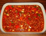 A picture of step 7 of Mike's Bourbon BBQ Beans.