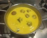 A picture of step 12 of Punjabi Kadhi Pakoda.