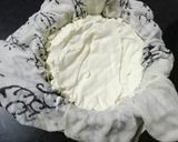 A picture of step 4 of Homemade Mascarpone Cheese.