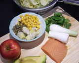 Foto del paso 1 de la receta: Ensalada fresca y distinta con patatas asadas con trufa