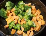 A picture of step 2 of Sweet potato breakfast salad.