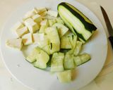 A picture of step 1 of Fruit Salad.