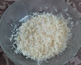 A picture of step 1 of Saffron Rice Kheer.