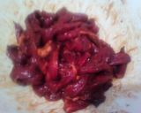 A picture of step 8 of Fried macoroni with beef.strips.