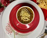 A picture of step 6 of Manchow Soup.