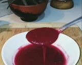 Une image de l'étape 6 de Recette italienne panna cotta à la grenade.