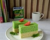 Foto langkah ke 8 dari resep Bolu Kukus Pandan Matcha.