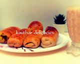 A picture of step 20 of Caterpillar meat bread.