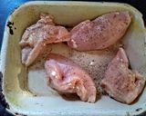 A picture of step 2 of Goats cheese chicken and garlic butter.
