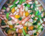 แกงเลียงกุ้งสด วิธีทำสูตร 4 รูป