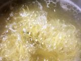 Spaghetti en salsa de chile poblano