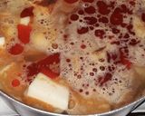 A picture of step 3 of Yam soup with goat meat.