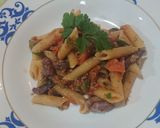 Foto do passo 7 de Macarrão com molho de tomate e sardinha