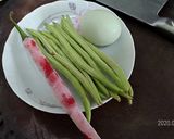 金沙四季豆的食譜步驟1照片