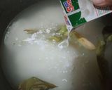 Foto langkah ke 4 dari resep Nasi Bakar Ayam Jamur.