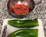 Foto del paso 2 de la receta: Pimientos verdes rellenos de carne