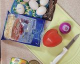 صورة لخطوة 1 من وصفة شكشوكة بالتونه Tuna Shakshouka 🍳