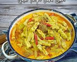 Foto langkah ke 8 dari resep Gulai Tempe Labu Siam.