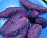 Foto langkah ke 1 dari resep Bubur Candil / Biji Salak Ubi Ungu.