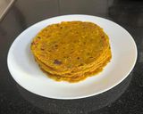 A picture of step 5 of Raw & Ripe Mango 🥭 Thepla With Barley Flour.