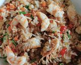 รูปขั้นตอนการทำที่ 1 ของ ข้าวผัดกุ้ง