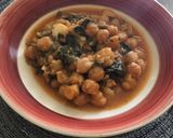 Foto del paso 10 de la receta Potaje de garbanzos, espinacas y bacalao en olla rápida