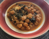 Foto del paso 10 de la receta: Potaje de garbanzos, espinacas y bacalao en olla rápida