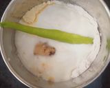 A picture of step 2 of Khandvi.
