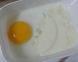 รูปขั้นตอนการทำที่ 2 ของ ขนมปังหน้าหมูชุปไข่ทอด
