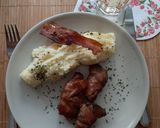 Baconba tekert csirkemáj recept fázis 3 fotója
