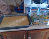 A picture of step 2 of Scalloped Corn Casserole.