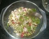 A picture of step 1 of Sprout Green Moong Dal Salad.