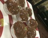 A picture of step 1 of Nutella cupcakes.