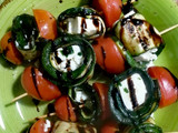 Rotolini di zucchine grigliate con feta