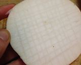 A picture of step 1 of Daikon "Steak".