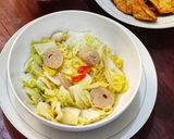 Foto langkah ke 3 dari resep Tumis Sawi Putih.