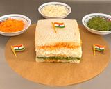 A picture of step 13 of Tiranga Sandwich (Republic Day Special).