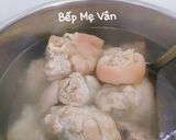 Hình bước làm 1 của món Bún bò giò heo