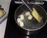 A picture of step 2 of Lemon Curd no sugar, eggless.