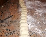 A picture of step 3 of Eggless Cape Malay Koeksisters.