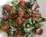 Foto del paso 6 de la receta: Kale con salsa de queso y almendras